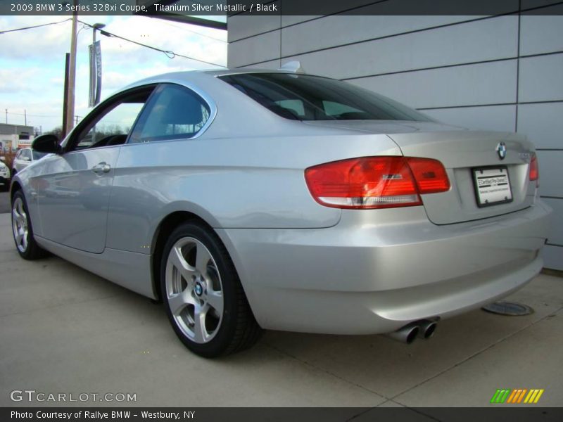 Titanium Silver Metallic / Black 2009 BMW 3 Series 328xi Coupe