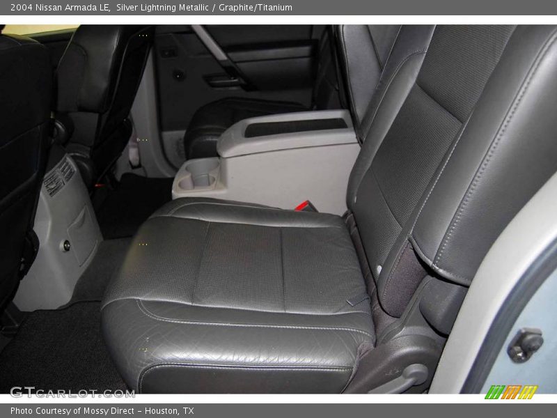 Silver Lightning Metallic / Graphite/Titanium 2004 Nissan Armada LE