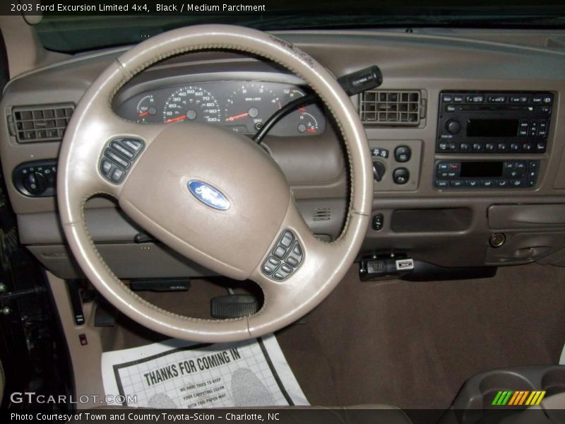 Black / Medium Parchment 2003 Ford Excursion Limited 4x4