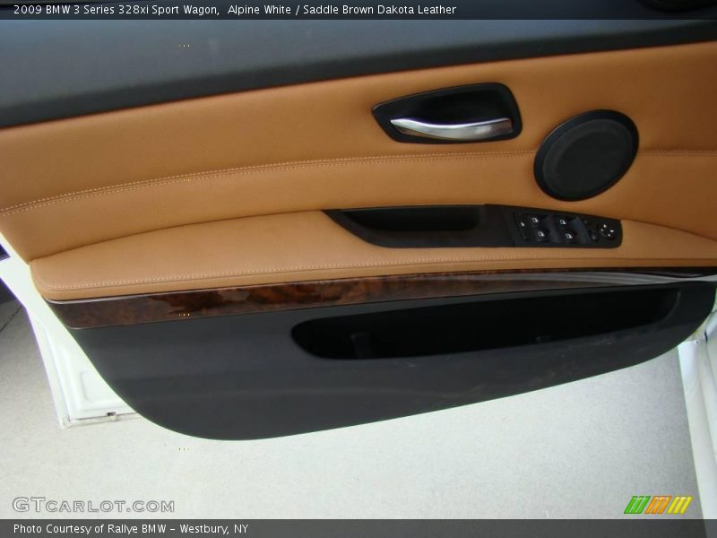 Alpine White / Saddle Brown Dakota Leather 2009 BMW 3 Series 328xi Sport Wagon