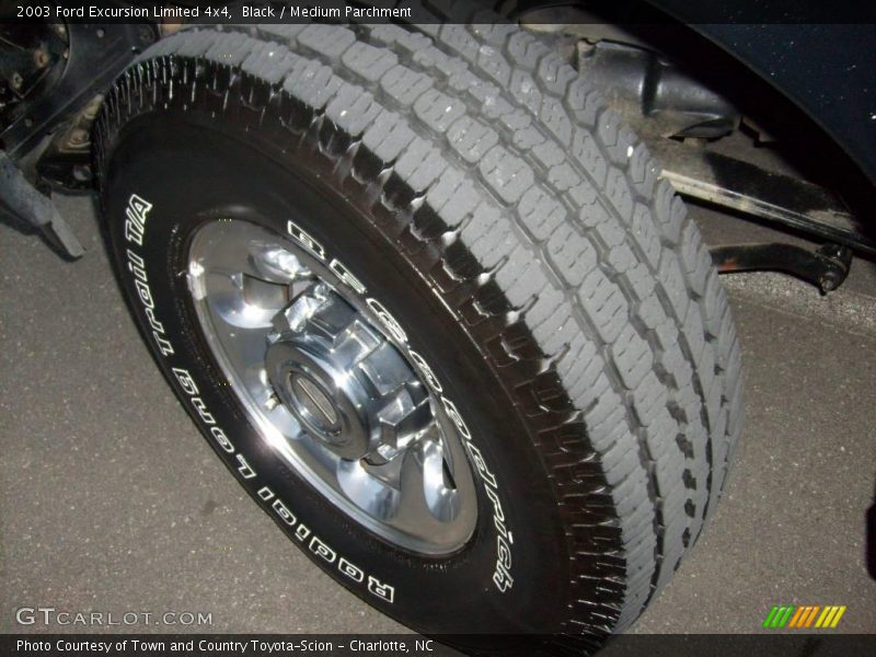 Black / Medium Parchment 2003 Ford Excursion Limited 4x4