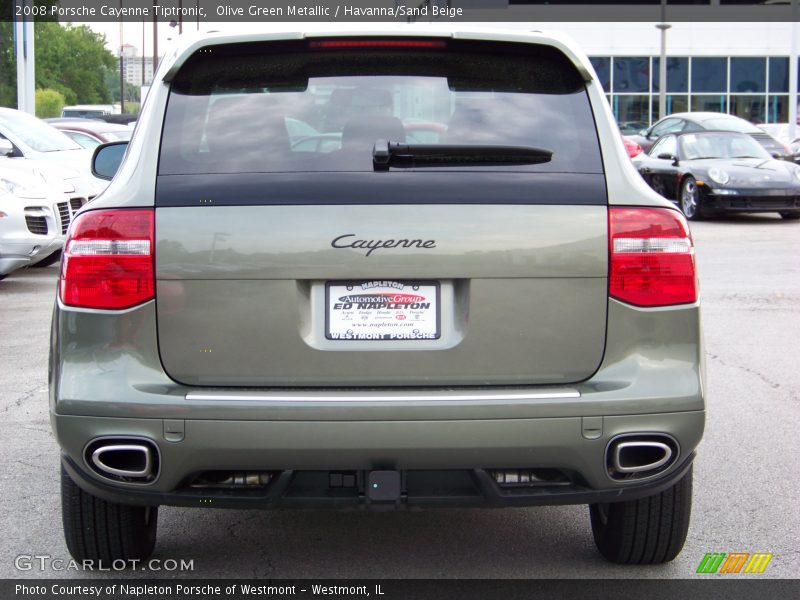 Olive Green Metallic / Havanna/Sand Beige 2008 Porsche Cayenne Tiptronic