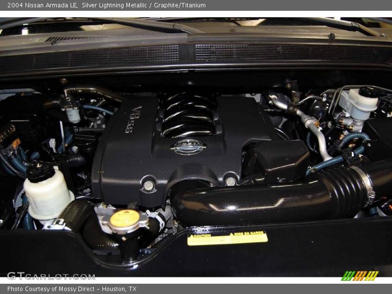 Silver Lightning Metallic / Graphite/Titanium 2004 Nissan Armada LE