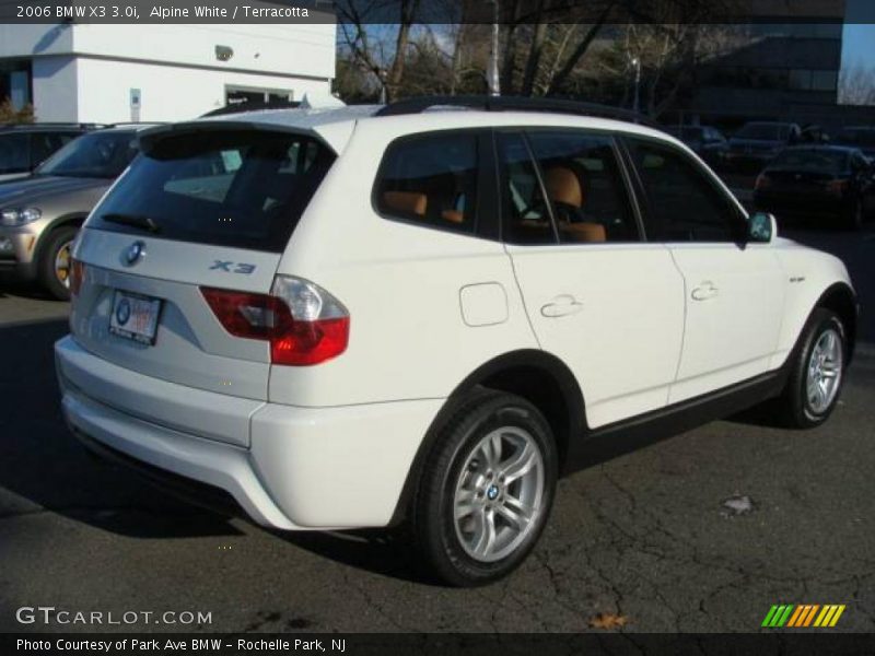 Alpine White / Terracotta 2006 BMW X3 3.0i