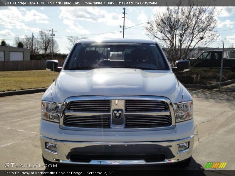 Stone White / Dark Slate/Medium Graystone 2010 Dodge Ram 1500 Big Horn Quad Cab