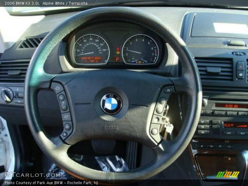 Alpine White / Terracotta 2006 BMW X3 3.0i