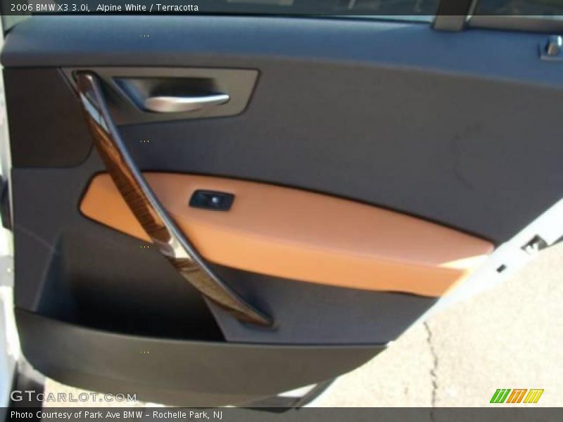 Alpine White / Terracotta 2006 BMW X3 3.0i