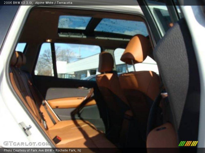 Alpine White / Terracotta 2006 BMW X3 3.0i