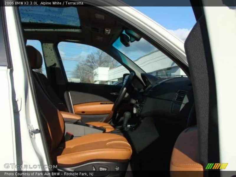 Alpine White / Terracotta 2006 BMW X3 3.0i