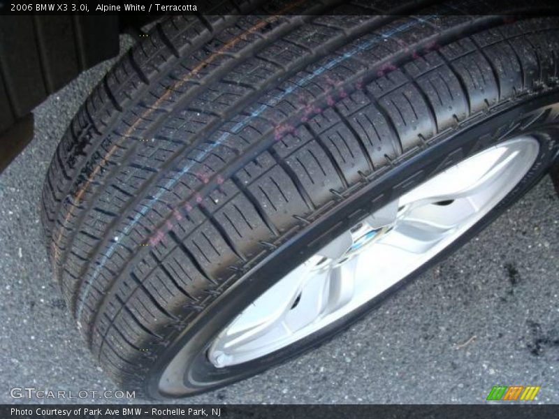 Alpine White / Terracotta 2006 BMW X3 3.0i
