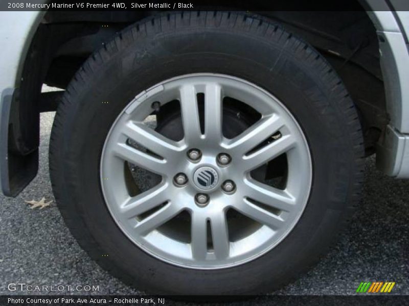 Silver Metallic / Black 2008 Mercury Mariner V6 Premier 4WD