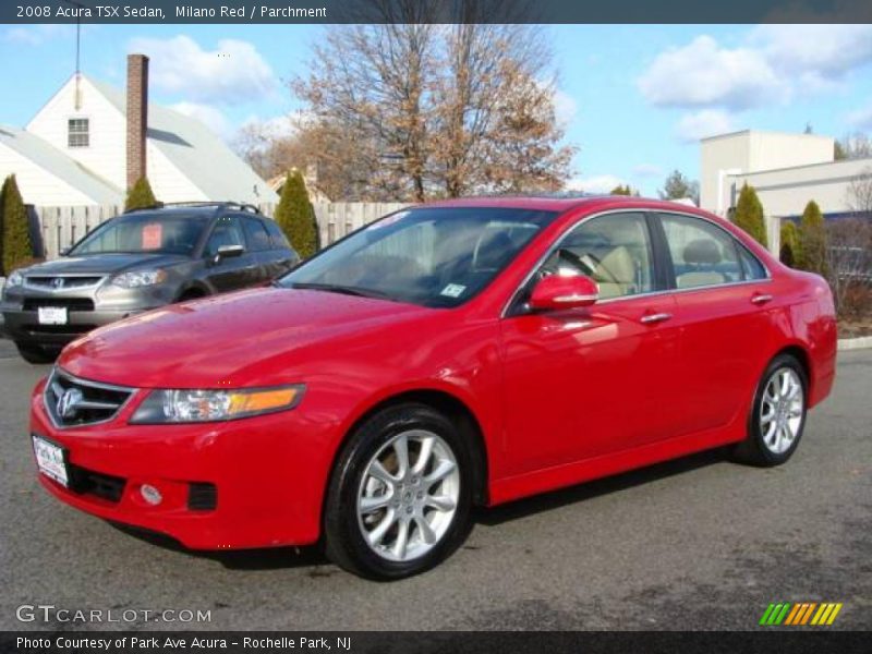 Milano Red / Parchment 2008 Acura TSX Sedan