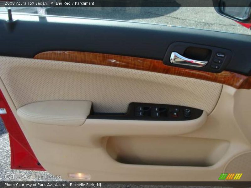 Milano Red / Parchment 2008 Acura TSX Sedan
