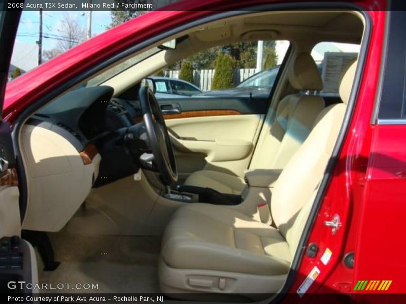 Milano Red / Parchment 2008 Acura TSX Sedan