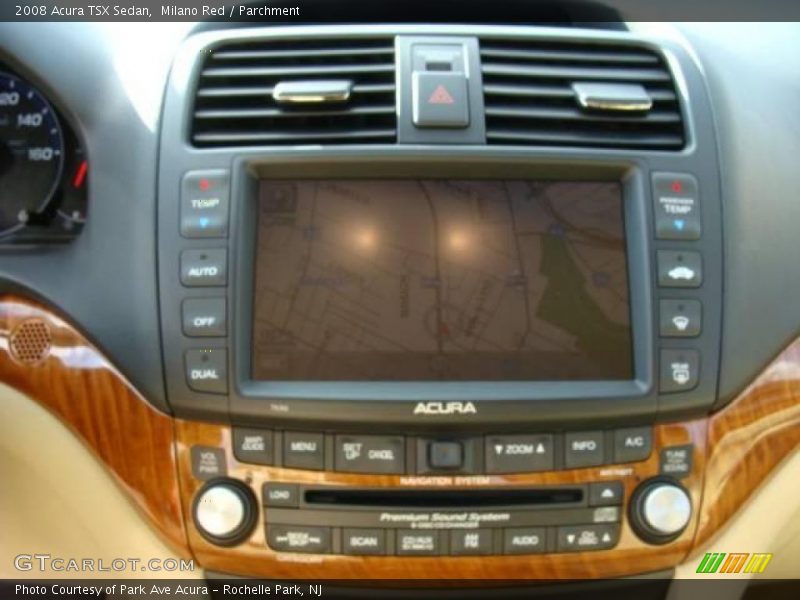 Milano Red / Parchment 2008 Acura TSX Sedan