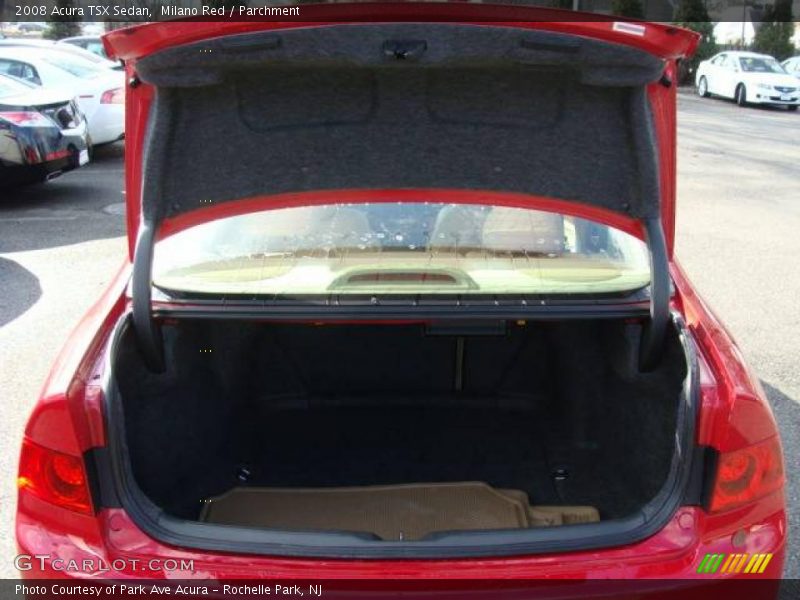 Milano Red / Parchment 2008 Acura TSX Sedan