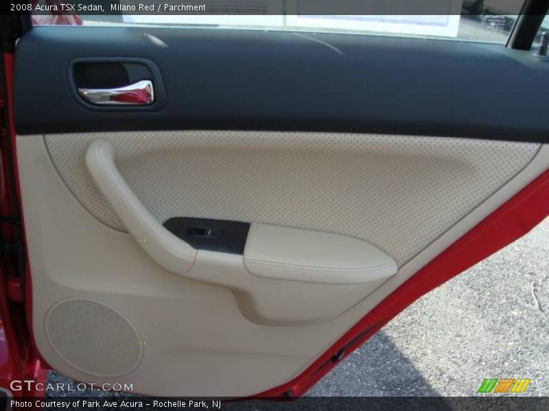 Milano Red / Parchment 2008 Acura TSX Sedan