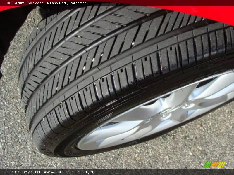 Milano Red / Parchment 2008 Acura TSX Sedan