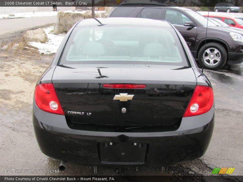 Black / Gray 2008 Chevrolet Cobalt LT Sedan