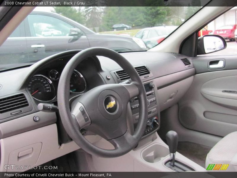 Black / Gray 2008 Chevrolet Cobalt LT Sedan