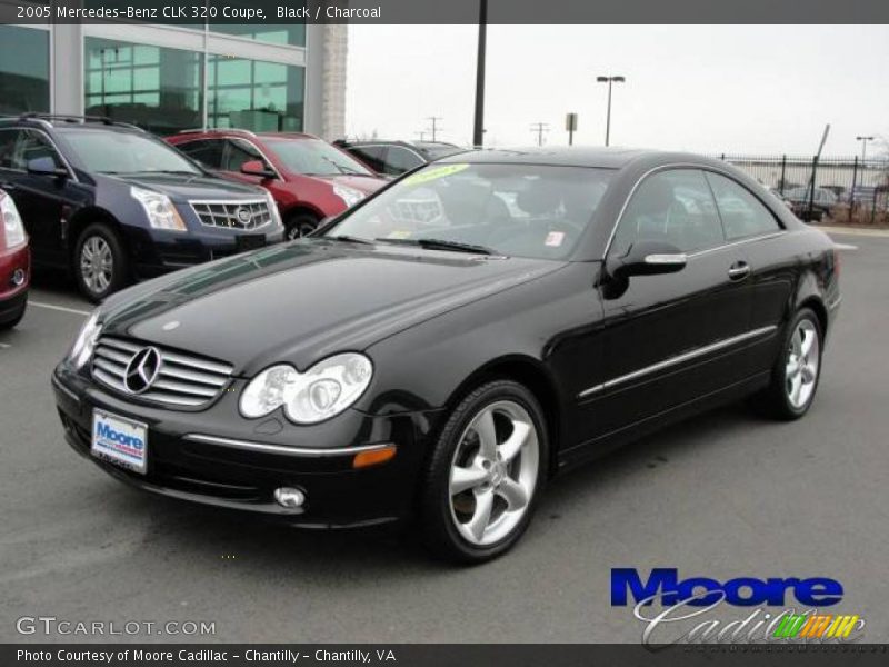 Black / Charcoal 2005 Mercedes-Benz CLK 320 Coupe