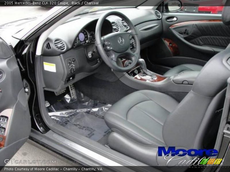 Black / Charcoal 2005 Mercedes-Benz CLK 320 Coupe
