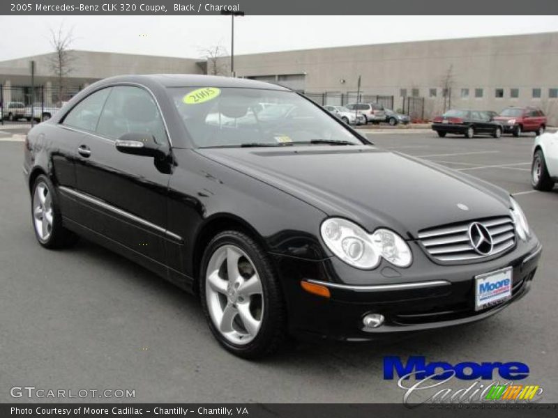 Black / Charcoal 2005 Mercedes-Benz CLK 320 Coupe