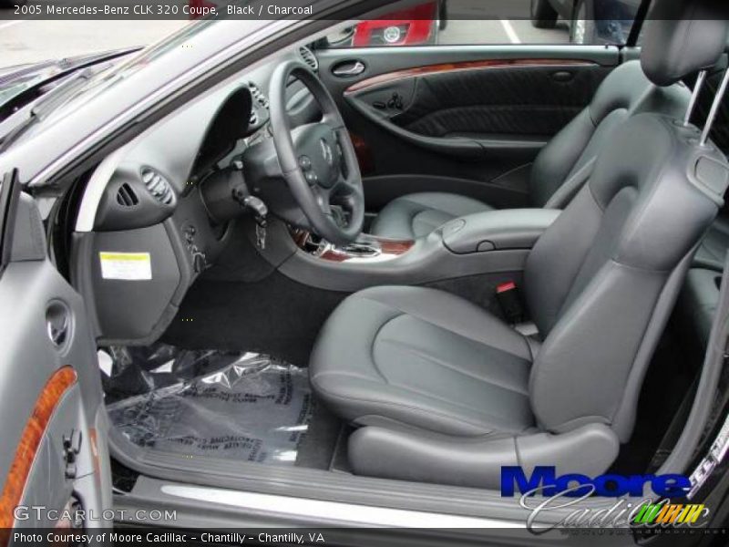 Black / Charcoal 2005 Mercedes-Benz CLK 320 Coupe