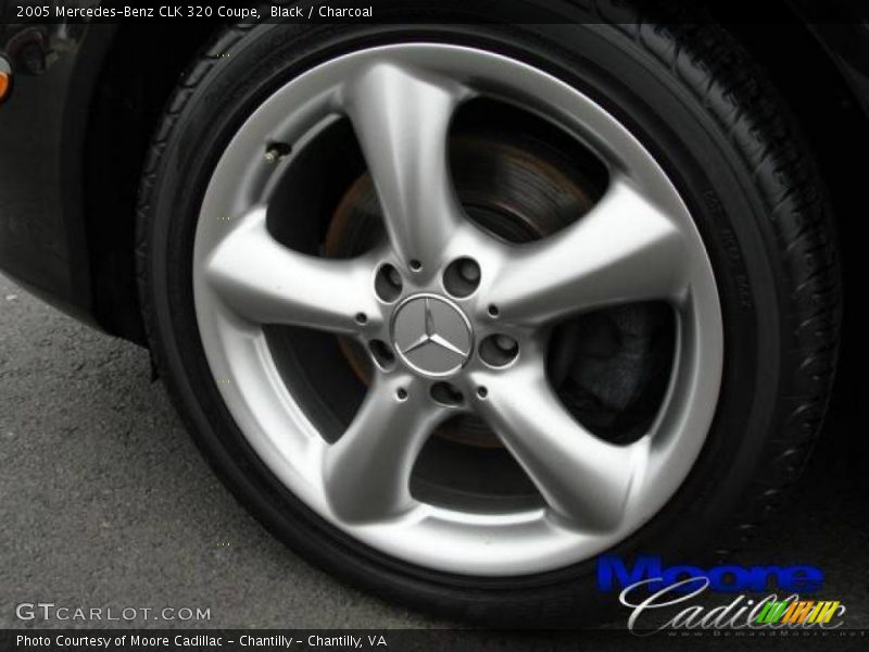 Black / Charcoal 2005 Mercedes-Benz CLK 320 Coupe