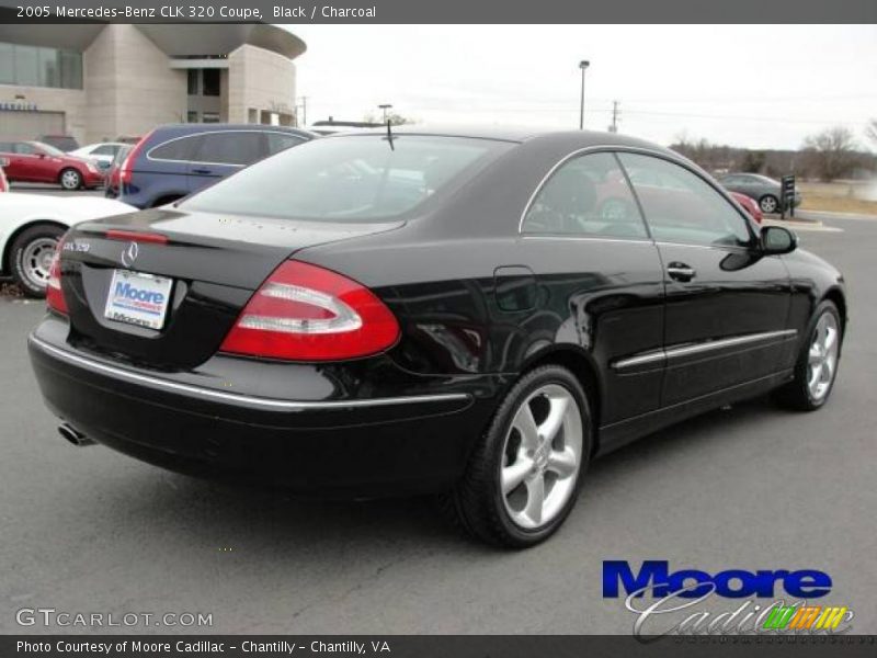 Black / Charcoal 2005 Mercedes-Benz CLK 320 Coupe