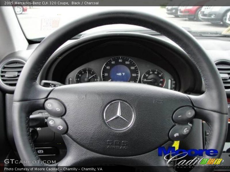 Black / Charcoal 2005 Mercedes-Benz CLK 320 Coupe