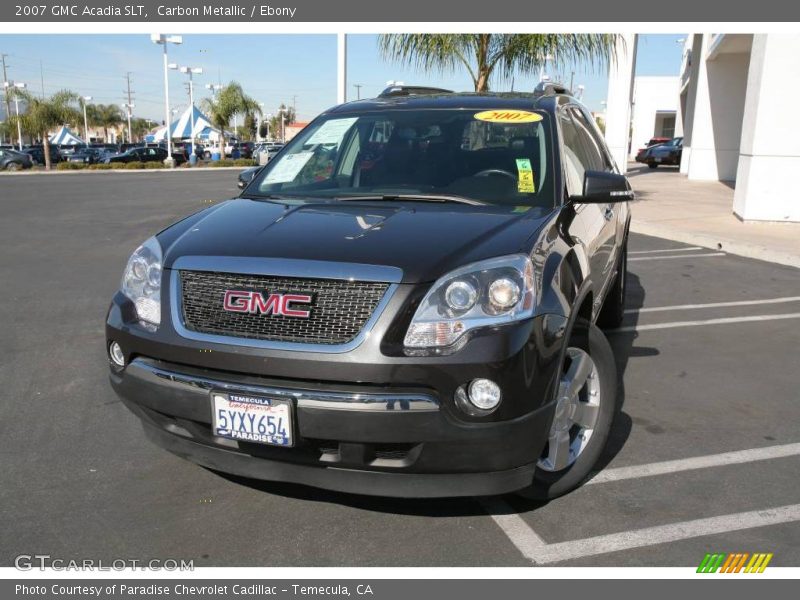 Carbon Metallic / Ebony 2007 GMC Acadia SLT