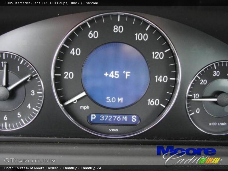 Black / Charcoal 2005 Mercedes-Benz CLK 320 Coupe