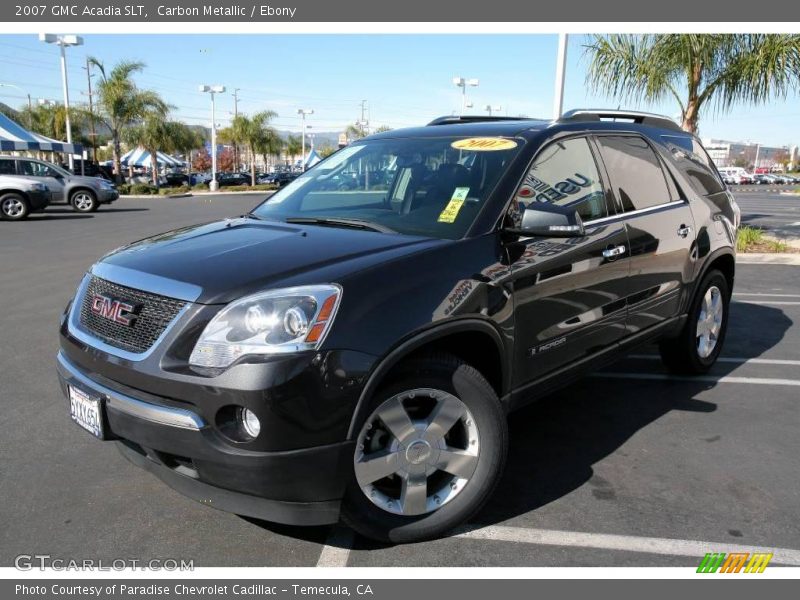 Carbon Metallic / Ebony 2007 GMC Acadia SLT