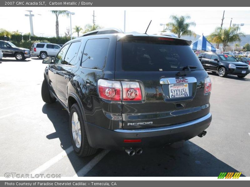 Carbon Metallic / Ebony 2007 GMC Acadia SLT