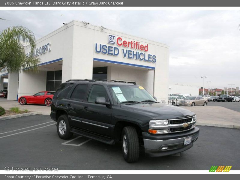 Dark Gray Metallic / Gray/Dark Charcoal 2006 Chevrolet Tahoe LT