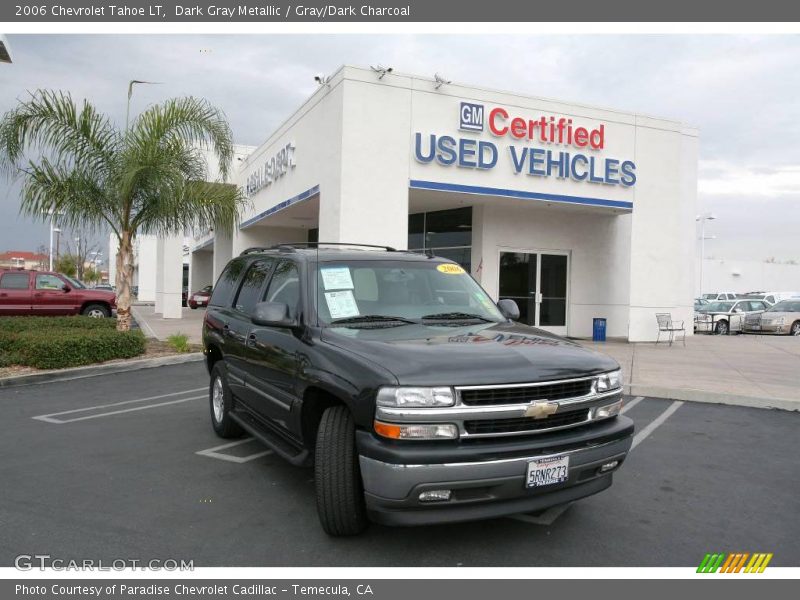 Dark Gray Metallic / Gray/Dark Charcoal 2006 Chevrolet Tahoe LT