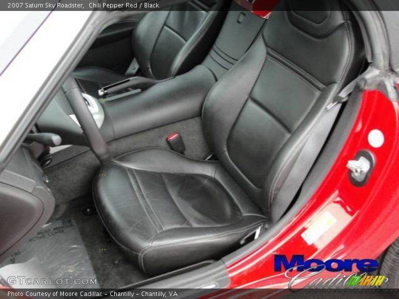 Chili Pepper Red / Black 2007 Saturn Sky Roadster