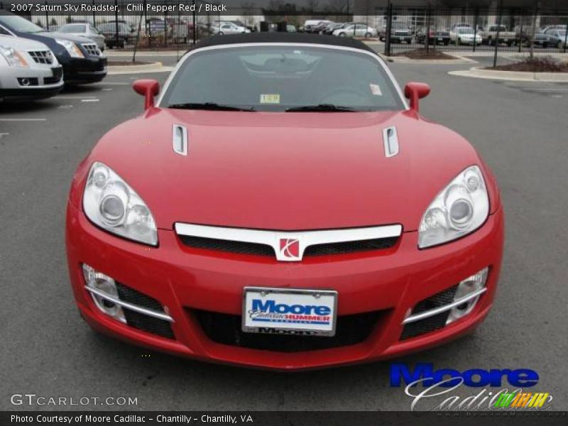 Chili Pepper Red / Black 2007 Saturn Sky Roadster