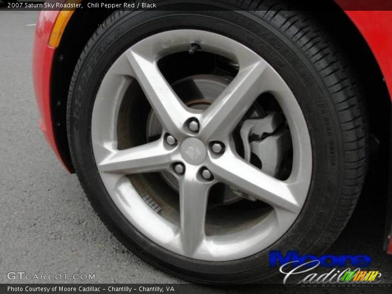 Chili Pepper Red / Black 2007 Saturn Sky Roadster