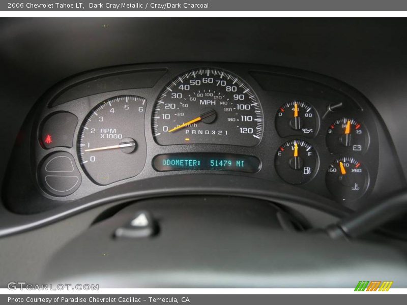 Dark Gray Metallic / Gray/Dark Charcoal 2006 Chevrolet Tahoe LT