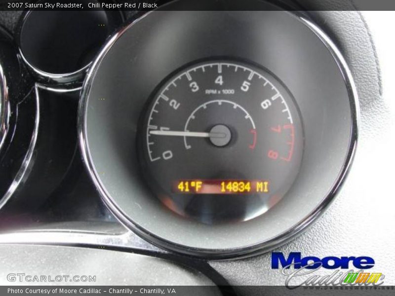 Chili Pepper Red / Black 2007 Saturn Sky Roadster