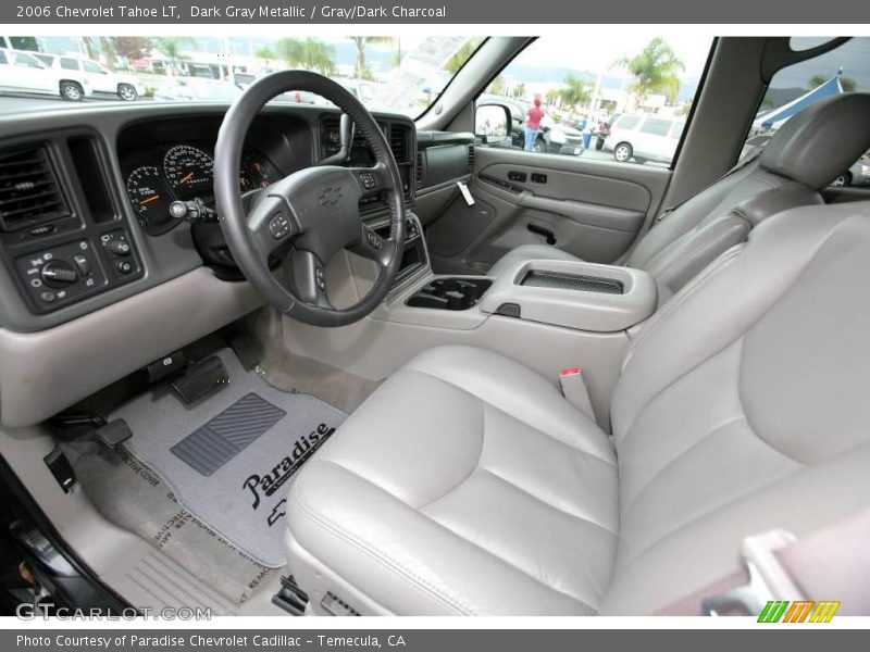 Dark Gray Metallic / Gray/Dark Charcoal 2006 Chevrolet Tahoe LT