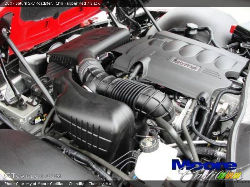 Chili Pepper Red / Black 2007 Saturn Sky Roadster