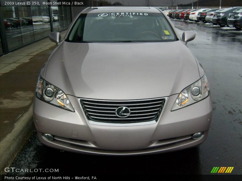 Moon Shell Mica / Black 2009 Lexus ES 350