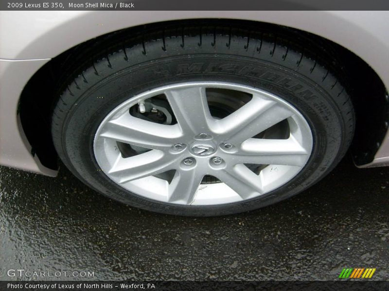 Moon Shell Mica / Black 2009 Lexus ES 350