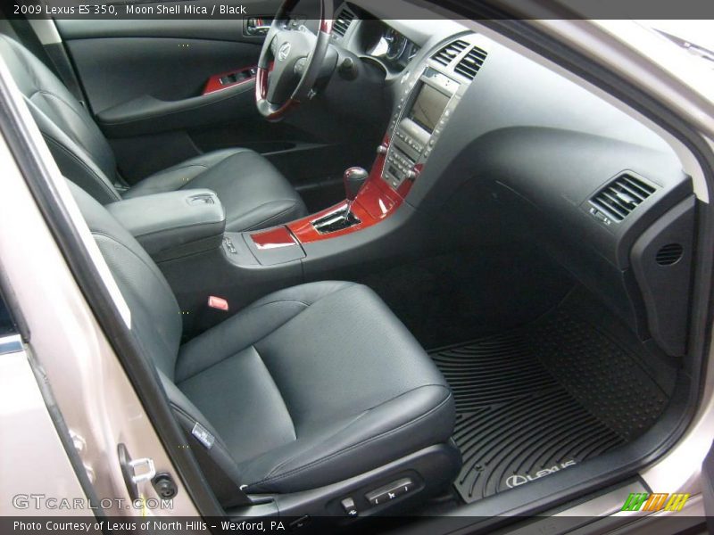 Moon Shell Mica / Black 2009 Lexus ES 350