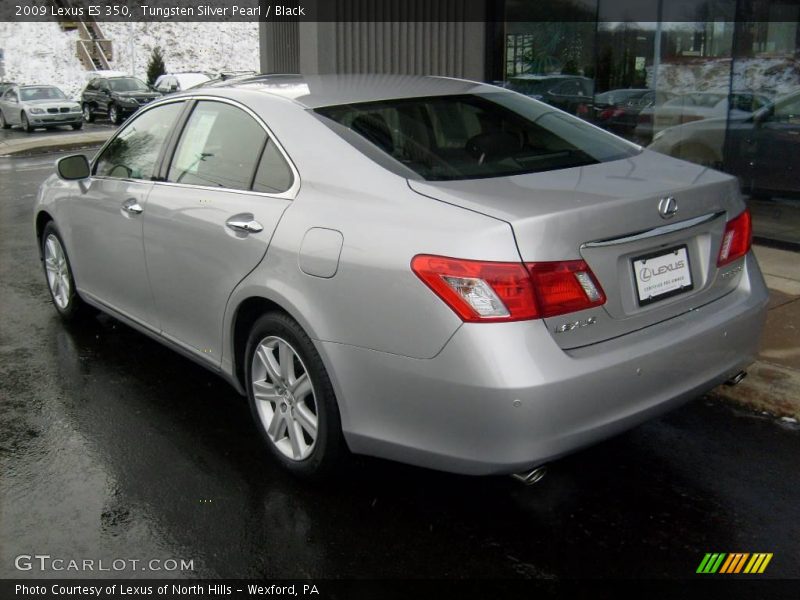 Tungsten Silver Pearl / Black 2009 Lexus ES 350