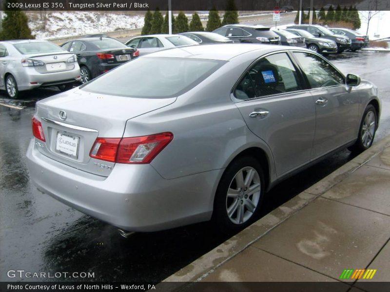 Tungsten Silver Pearl / Black 2009 Lexus ES 350
