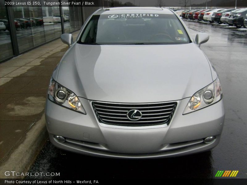 Tungsten Silver Pearl / Black 2009 Lexus ES 350